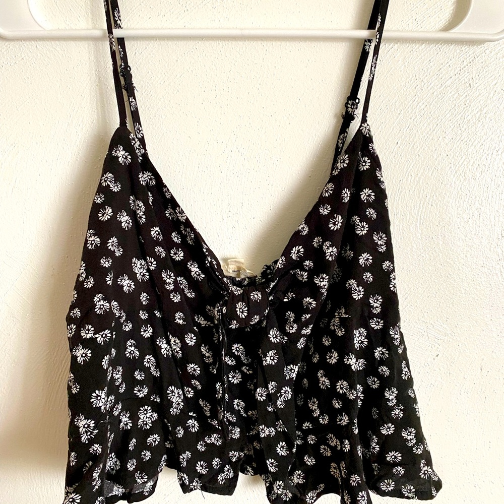 LA Hearts Tie Front Tank